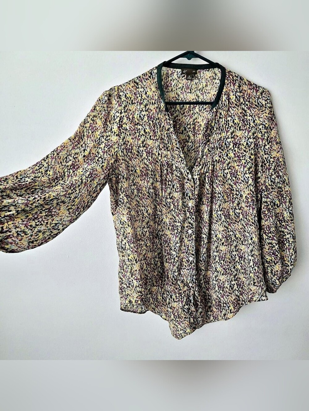 Silk Fei Anthropologie Boho Blouse